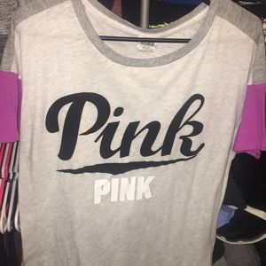 love pink cotton t-shirt